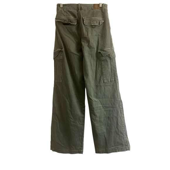 ✨AE Dreamy Drape Stretch Cargo Super High-Waisted Baggy Wide-Leg Sz 0 Pants✨ - Picture 7 of 9